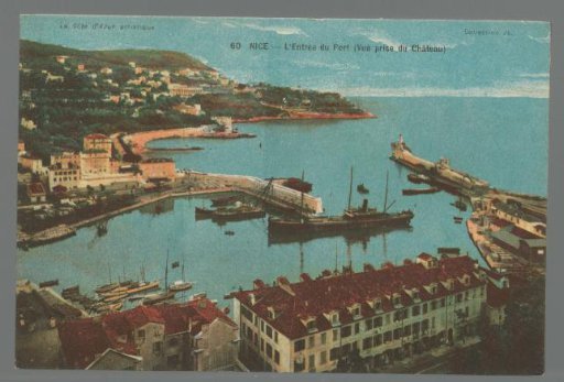 Nice. Entrance to the Port (View taken from the Castle)