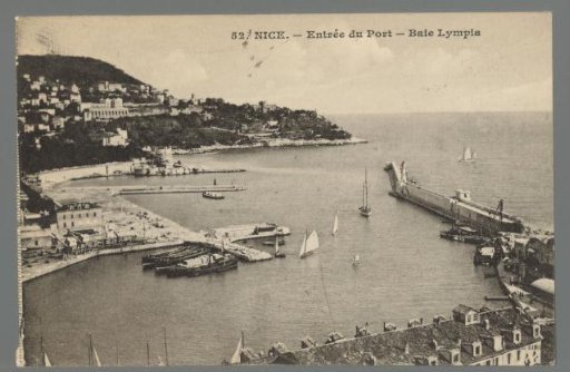 Nice. Entrance to the Port. Lympia Bay