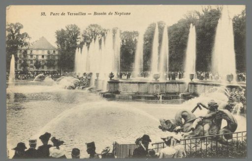 Park of Versailles. Basin of Neptune