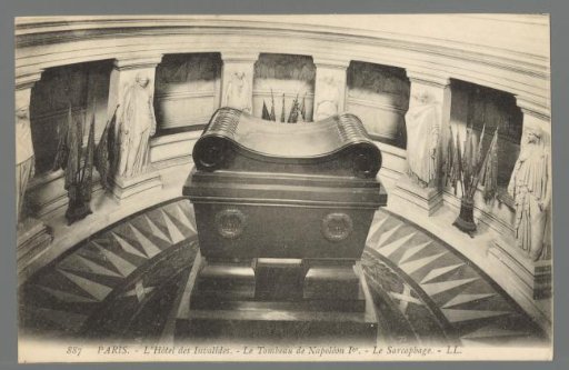 Paris. The Hôtel des Invalides. The Tomb of Napoleon I. The Sarcophagus