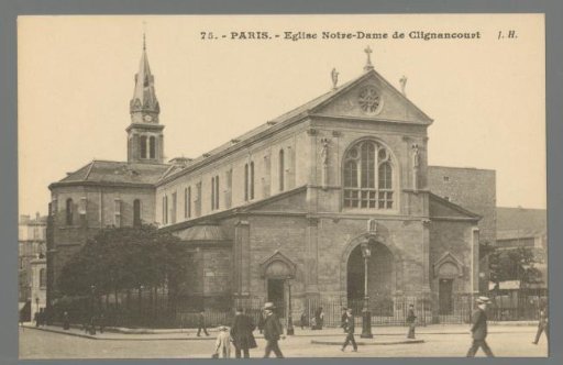 Paris. Church of Notre-Dame de Clignancourt