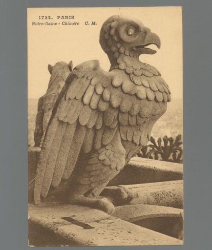 Paris. Notre-Dame. Chimera