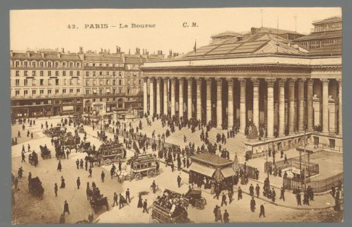 Paris. The Stock Exchange