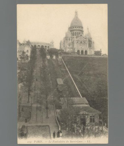 Paris. The Funicular of the Sacré-Cœur