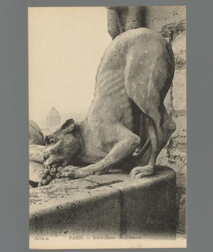 Paris. Notre-Dame. Chimera