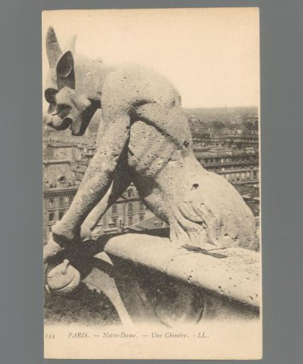 Paris. Notre-Dame. A Chimera