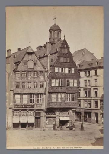 Haus Frauenstein and the Salzhaus in Frankfurt am Main