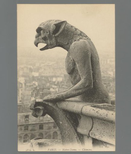 Paris. Notre-Dame. Chimera