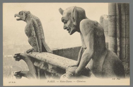 Paris. Notre-Dame. Chimeras