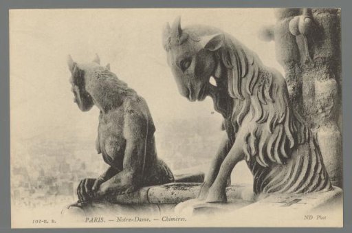 Paris. Notre-Dame. Chimeras