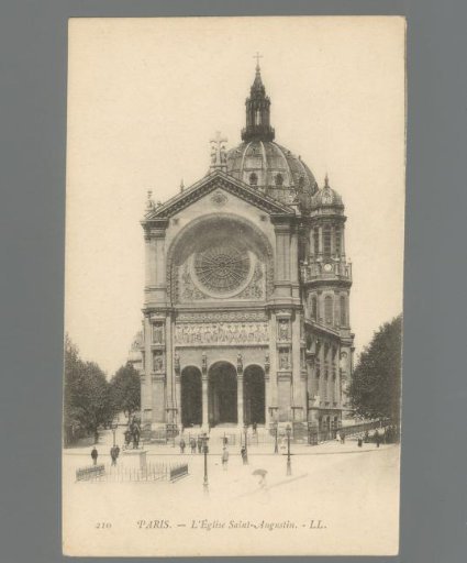 Paris. The Church of Saint-Augustin