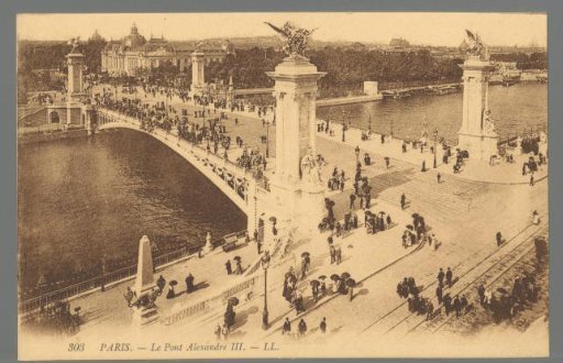 Paris. The Pont Alexandre III