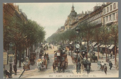 Paris. The Boulevard des Italiens