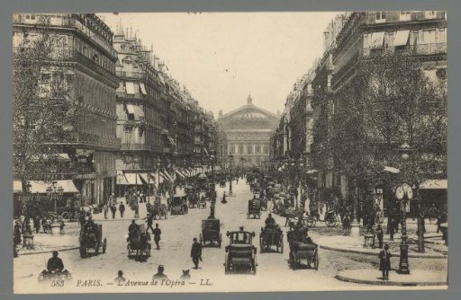 Paris. The Avenue de l'Opéra