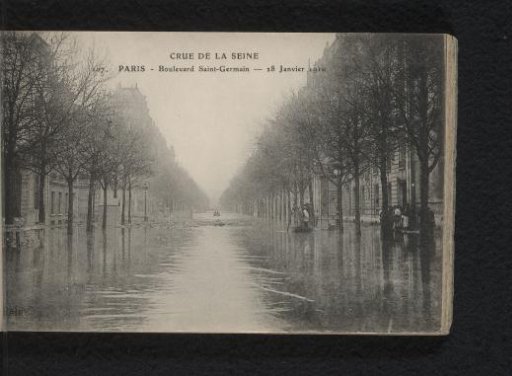 Paris. Boulevard Saint-Germain. 28 January 1910