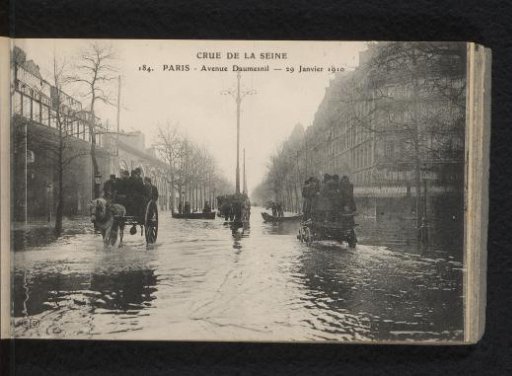 Paris. Avenue Daumesnil. 29 January 1910