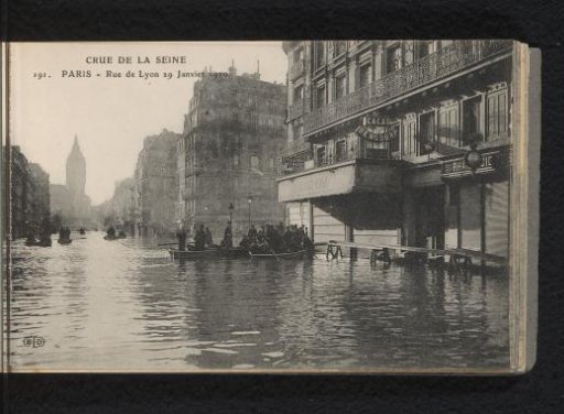 Paris. Rue de Lyon. 29 January 1910