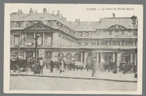 Paris. The Place of the Palais-Royal