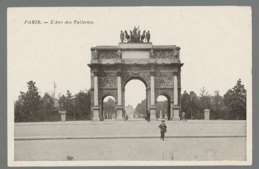 Paris. The Arc des Tuileries