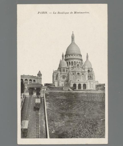 Paris. The Basilica of Montmartre