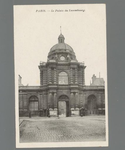 Paris. The Palais du Luxembourg