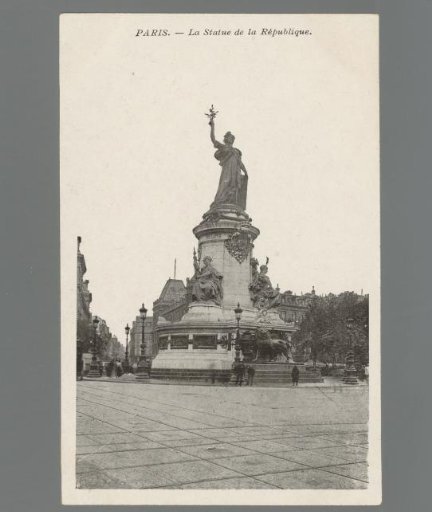 Paris. The Statue of the Republic