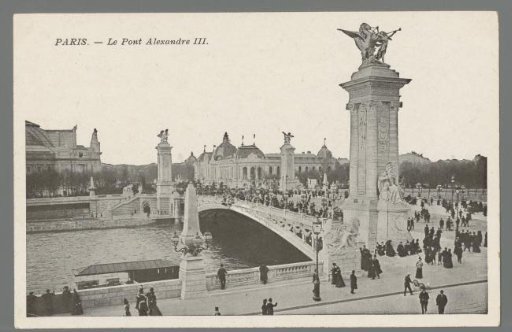 Paris. The Pont Alexandre III