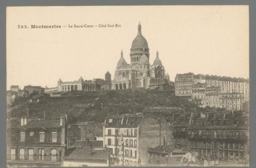 Montmartre. The Sacred Heart. South-East Side