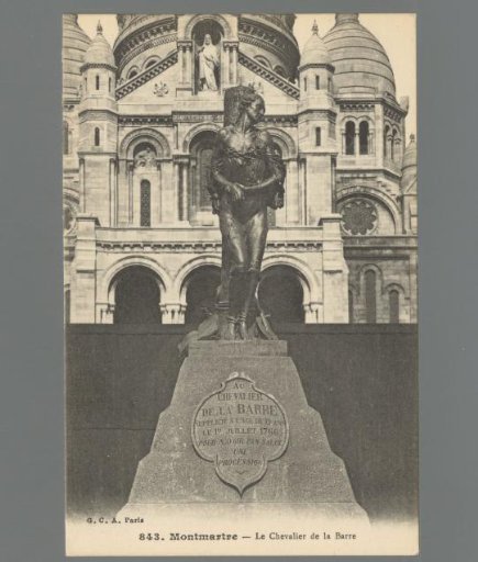 Montmartre. The Chevalier de la Barre