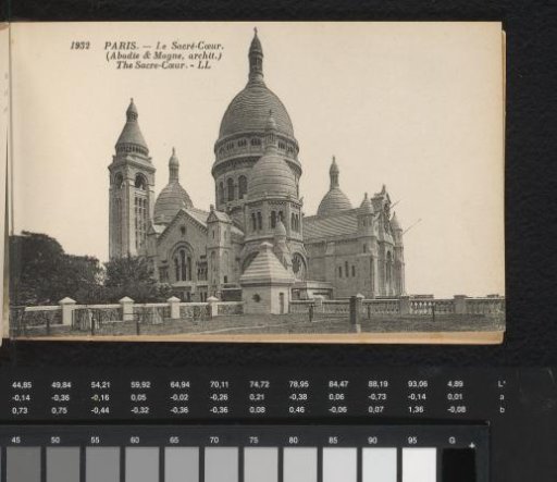 Paris. The Sacré-Cœur (Abadie & Magne, architects) / The Sacré-Cœur