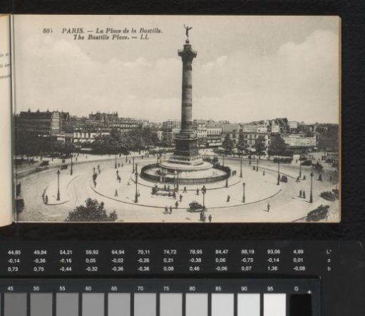Paris. The Place de la Bastille / The Bastille Place