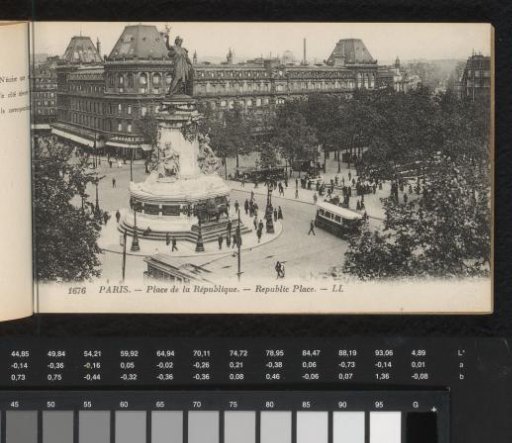 Paris. Place de la République / Republic Place
