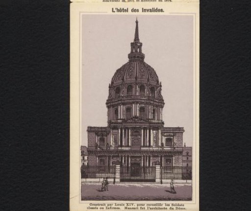 The Hôtel des Invalides. Built by Louis XIV to house wounded or disabled soldiers (...)