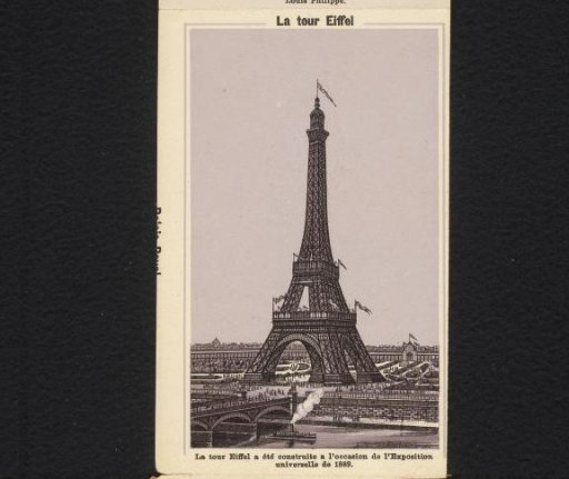 The Eiffel Tower. The Eiffel Tower was built for the Universal Exposition of 1889
