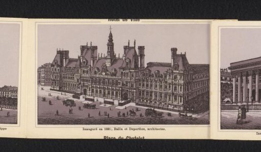 Hôtel de Ville. Inaugurated in 1881; Ballu and Deperthes, Architects
