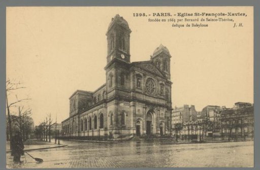 Paris. Church of St-François-Xavier, founded in 1663 by Bernard de Sainte-Thérèse, Bishop of Babylon