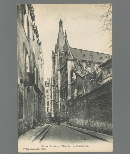 Paris. The Church of Saint-Séverin