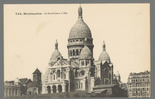 Montmartre. Le Sacré-Coeur, to the East