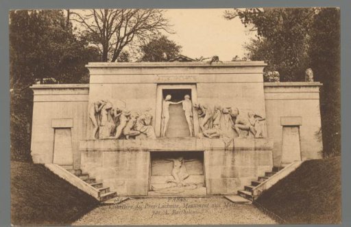 Paris. Cimétière du Père-Lachaise. Monument aux Morts, by A. Bartholomé