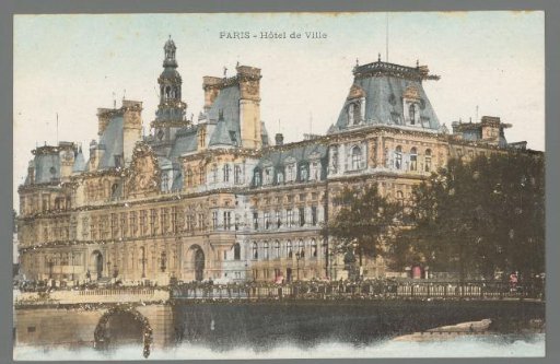 Paris. Hôtel de Ville