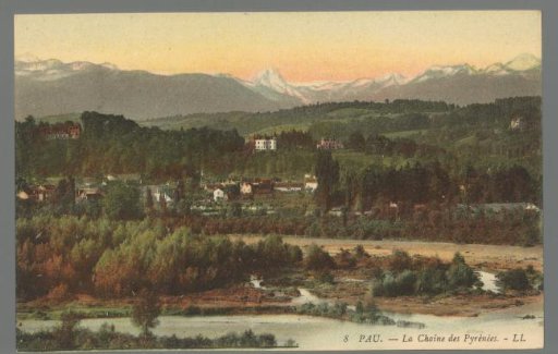 Pau. The Pyrenees Chain
