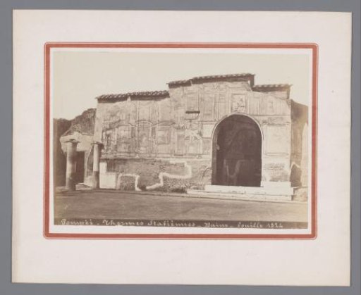 Exterior of the Stabian Baths in Pompeii