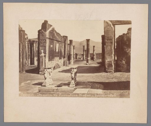 Remains of the house of Cornelio Rufo in Pompeii