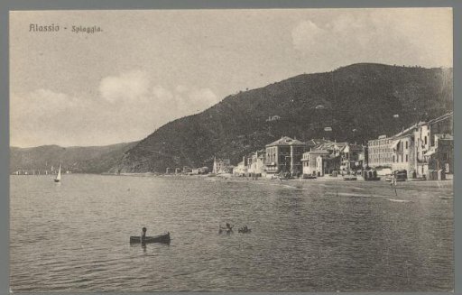 Alassio. Beach