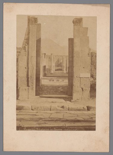 Remains of the Casa di Pansa in Pompeii