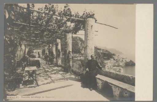 Amalfi. Panorama of the Albergo dei Cappuccini