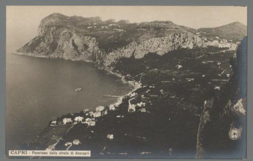 Capri. Panorama of the Strada di Anacapri