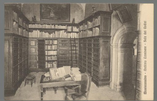 Montecassino. Cassinese Archive. Hall of Manuscripts