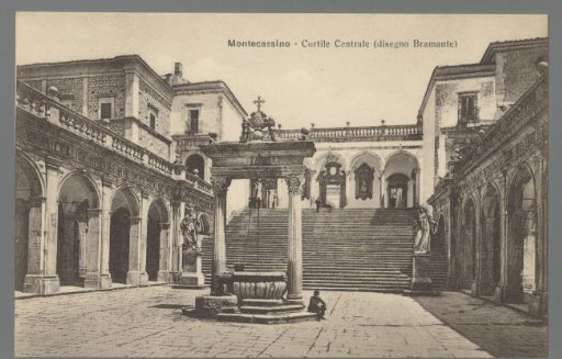 Montecassino. Central Courtyard (design by Bramante)