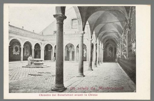 Cloister of the Benefactors before the Church